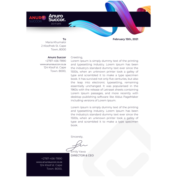 Letterhead Design - Image 2
